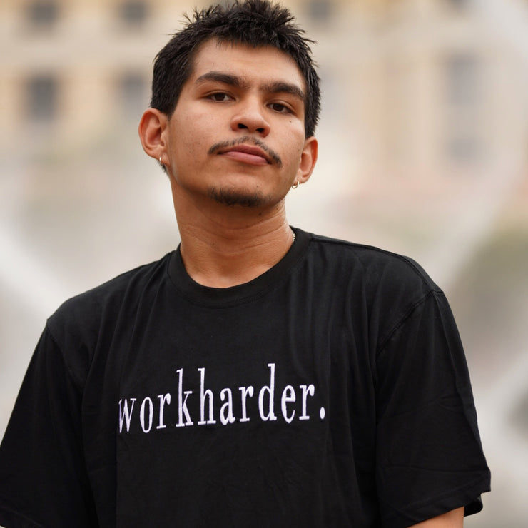 WORKHARDER Embroidered Tee